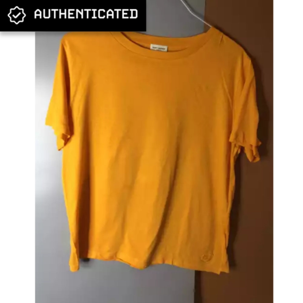 Saint Laurent Orange Shirt
